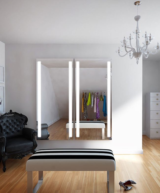 Fusion™ LED Wardrobe Mirror - Image 2