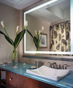Momentum LED Lighted Mirror Gallery Image
