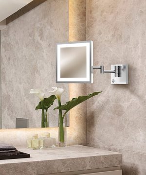 Elixir LED Lighted Makeup Mirror Product Page Image 1