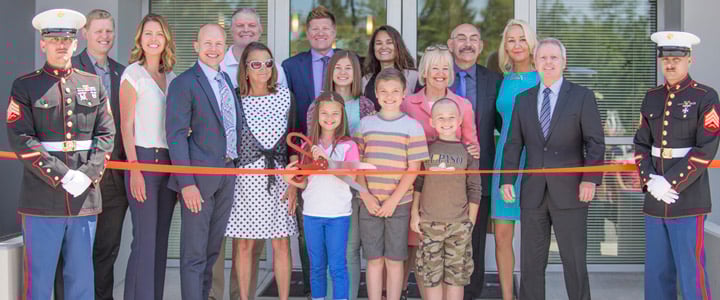 Ribbon cutting ceremony at Grand Opening May 13, 2016