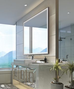 Radiance LED Lighted Mirror Product Page Image 1