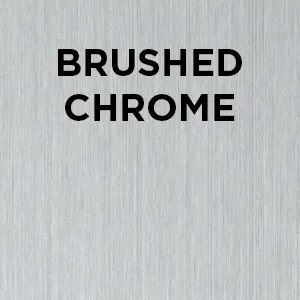 Brushed Chrome Metal Frame