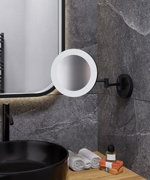 Glamour LED Lighted Makeup Mirror Product Page Image 1