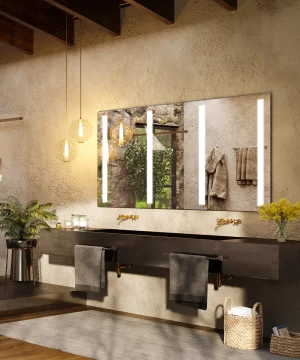 Quad Fusion™ LED Lighted Mirror