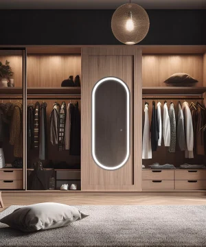 Saratoga™ Lighted Wardrobe Mirror