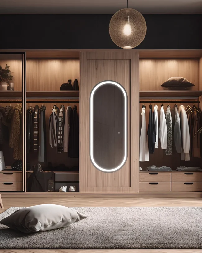 Saratoga™ Lighted Wardrobe Mirror Residential
