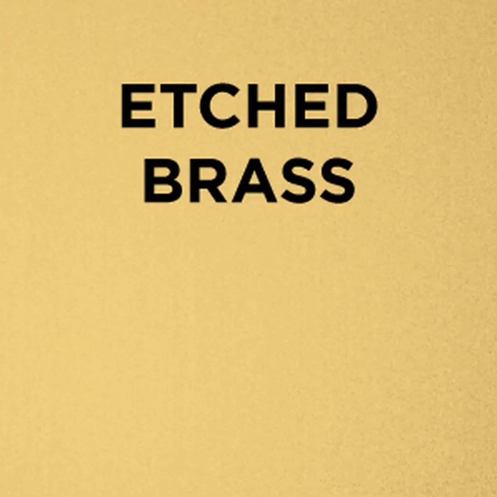 Etched Brass Metal Frame